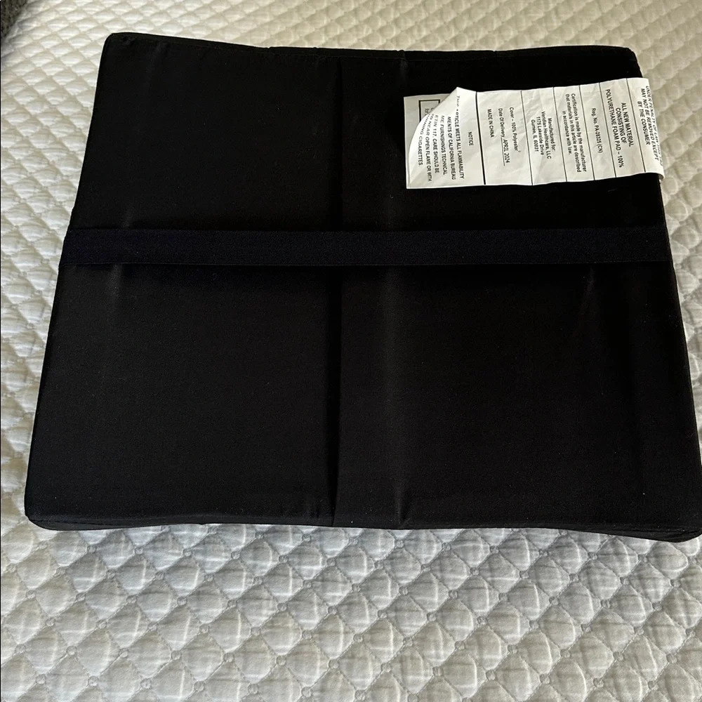 Black Lumbar Support Cushion